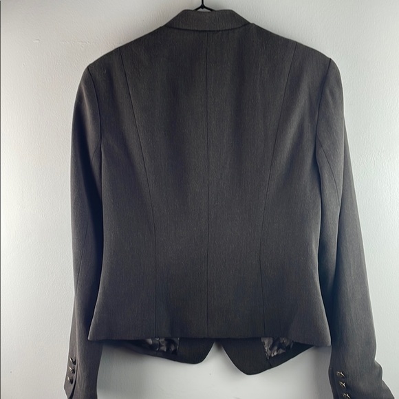 Cabi Gray Military Style Women's Jacket Size 6 - Picture 6 of 9